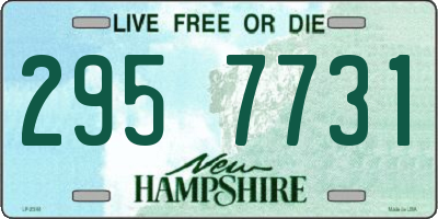 NH license plate 2957731