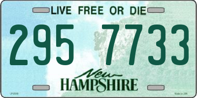 NH license plate 2957733