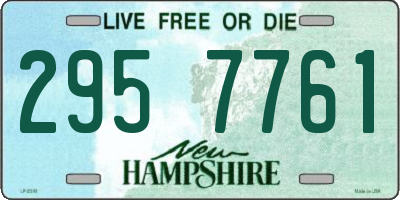NH license plate 2957761