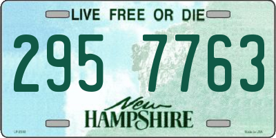 NH license plate 2957763