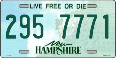 NH license plate 2957771