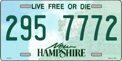 NH license plate 2957772