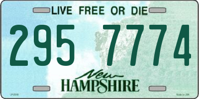 NH license plate 2957774