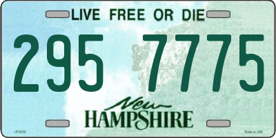 NH license plate 2957775