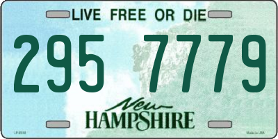 NH license plate 2957779