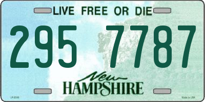 NH license plate 2957787
