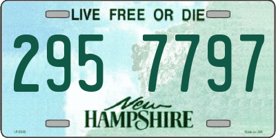 NH license plate 2957797