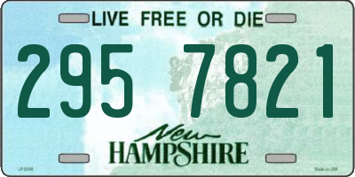 NH license plate 2957821