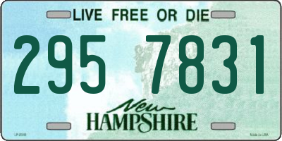 NH license plate 2957831