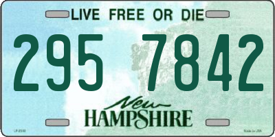 NH license plate 2957842