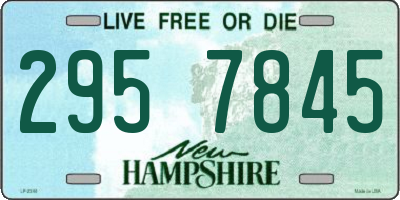 NH license plate 2957845