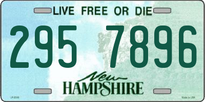 NH license plate 2957896