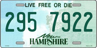 NH license plate 2957922