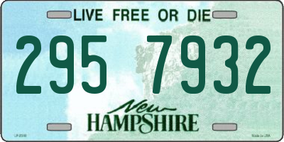 NH license plate 2957932