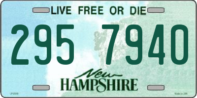NH license plate 2957940