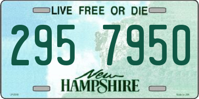 NH license plate 2957950