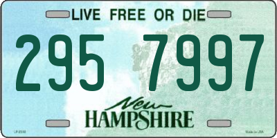NH license plate 2957997