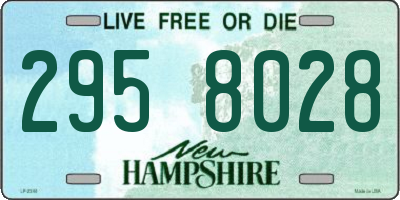 NH license plate 2958028