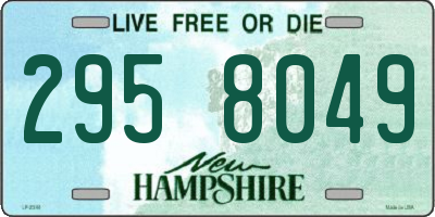 NH license plate 2958049