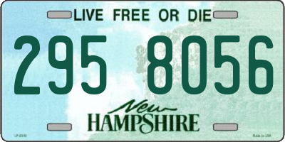 NH license plate 2958056