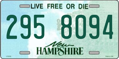 NH license plate 2958094
