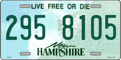 NH license plate 2958105