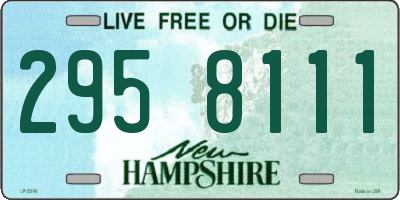 NH license plate 2958111