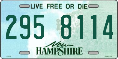NH license plate 2958114