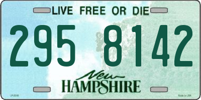 NH license plate 2958142
