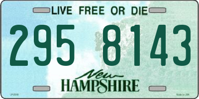 NH license plate 2958143