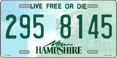 NH license plate 2958145