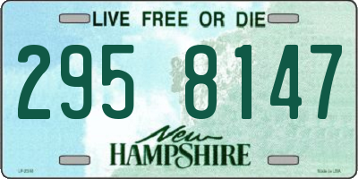 NH license plate 2958147