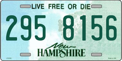 NH license plate 2958156