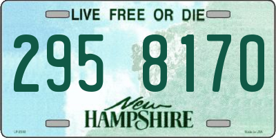 NH license plate 2958170