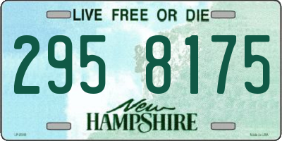 NH license plate 2958175