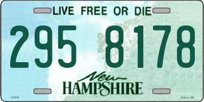 NH license plate 2958178