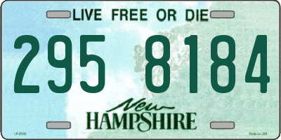 NH license plate 2958184