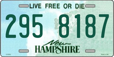 NH license plate 2958187