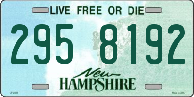 NH license plate 2958192