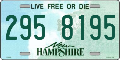 NH license plate 2958195