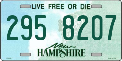 NH license plate 2958207