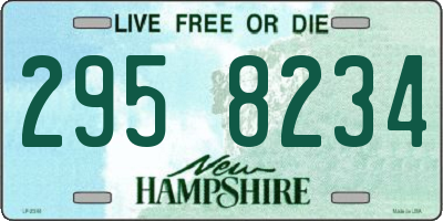 NH license plate 2958234