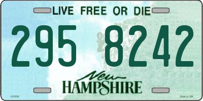 NH license plate 2958242