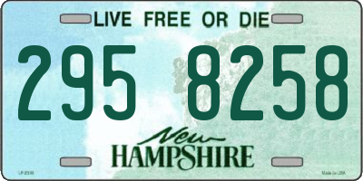 NH license plate 2958258