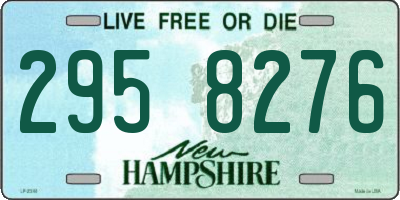 NH license plate 2958276