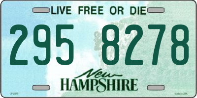 NH license plate 2958278