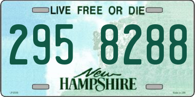 NH license plate 2958288