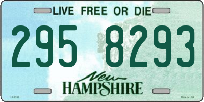 NH license plate 2958293