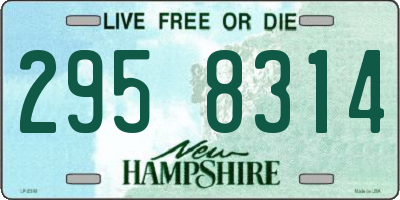 NH license plate 2958314