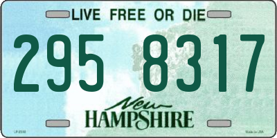 NH license plate 2958317